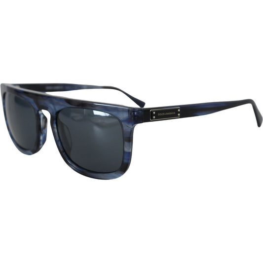 Dolce & Gabbana Elegant Blue Acetate Sunglasses Dolce & Gabbana