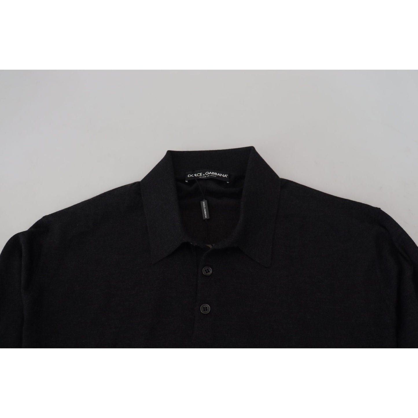 Dolce & Gabbana Elegant Black Cashmere Pullover Sweater Dolce & Gabbana