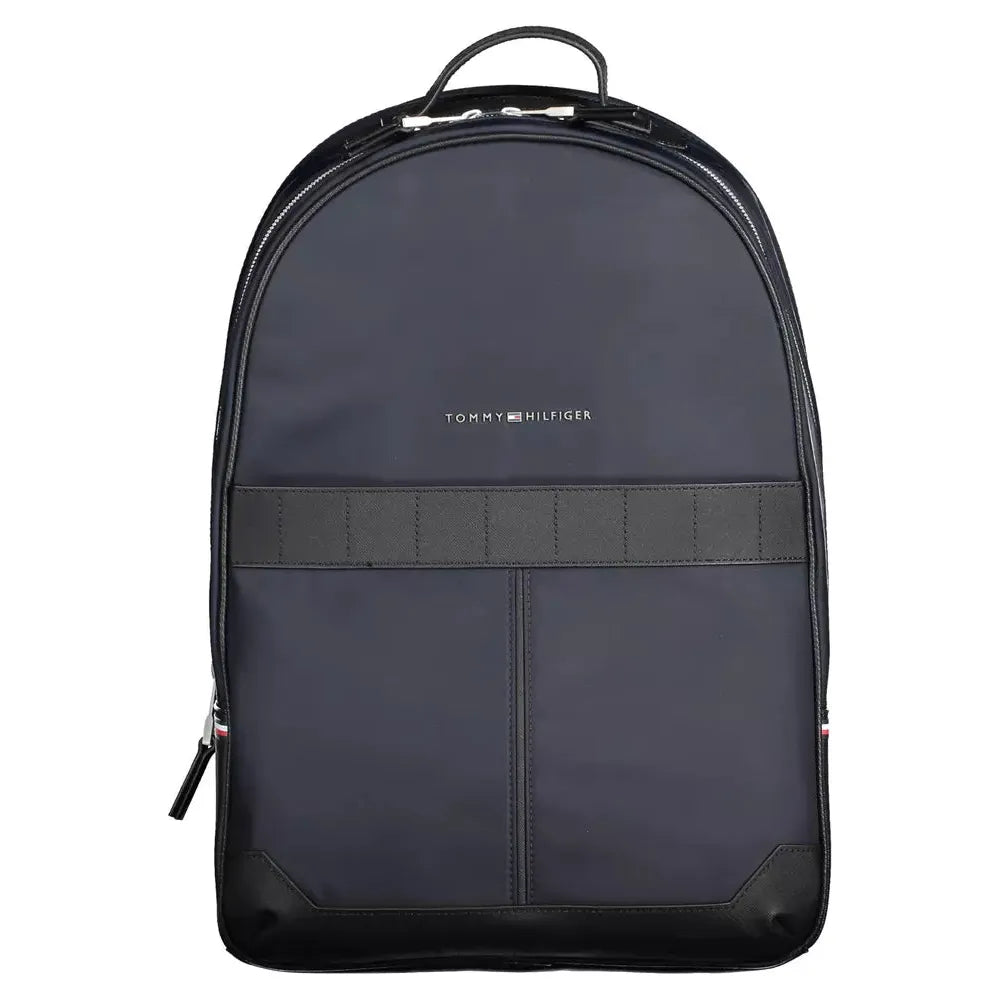 Tommy Hilfiger Blue Polyester Men Backpack Tommy Hilfiger