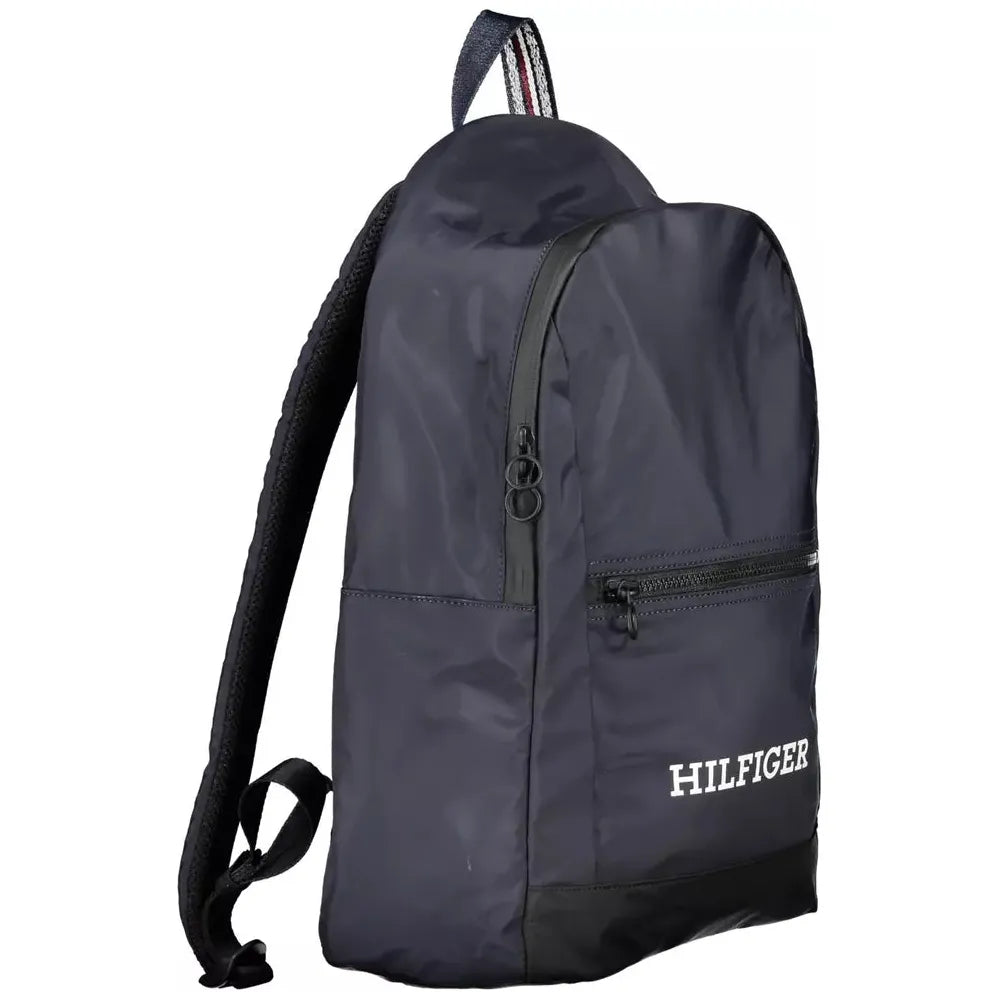 Tommy Hilfiger Blue Polyester Men Backpack Tommy Hilfiger