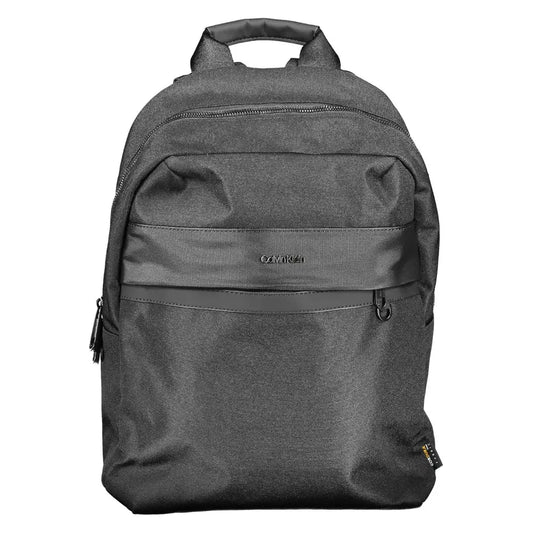 Calvin Klein Black Polyester Men Backpack Calvin Klein