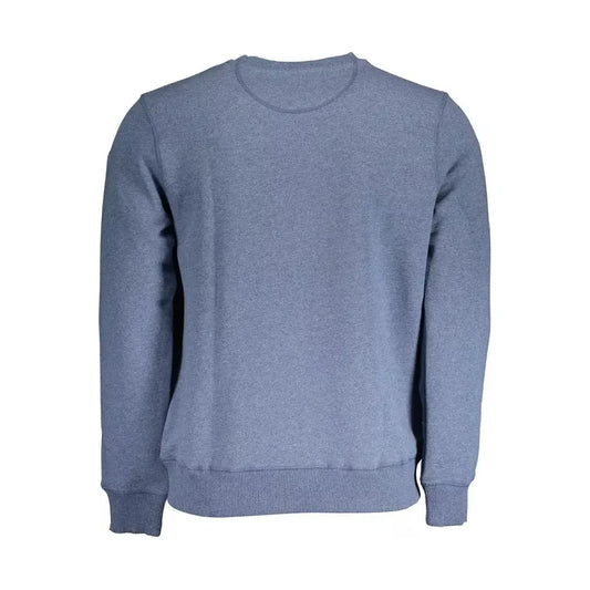 North Sails Blue Cotton Men Sweater North Sails