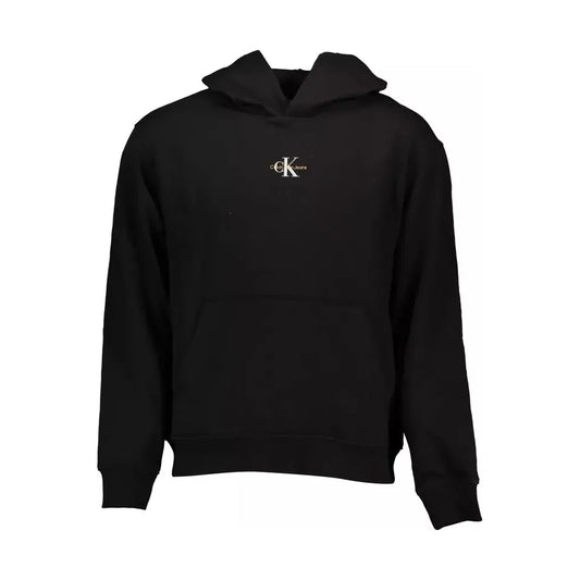 Calvin Klein Black Cotton Men Sweatshirt Calvin Klein