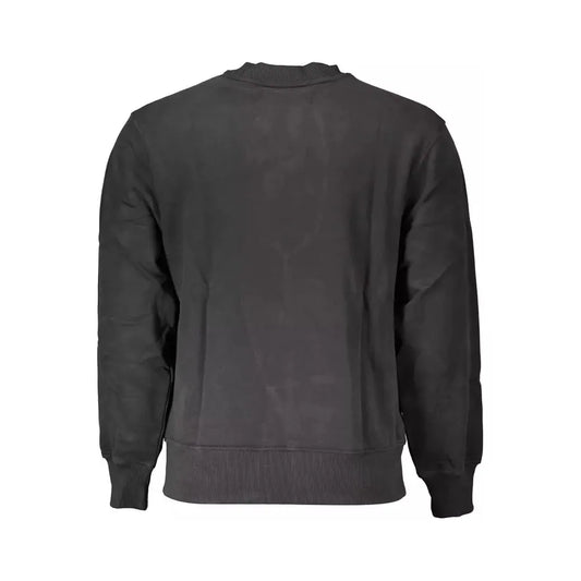 Calvin Klein Black Cotton Men Sweater Calvin Klein