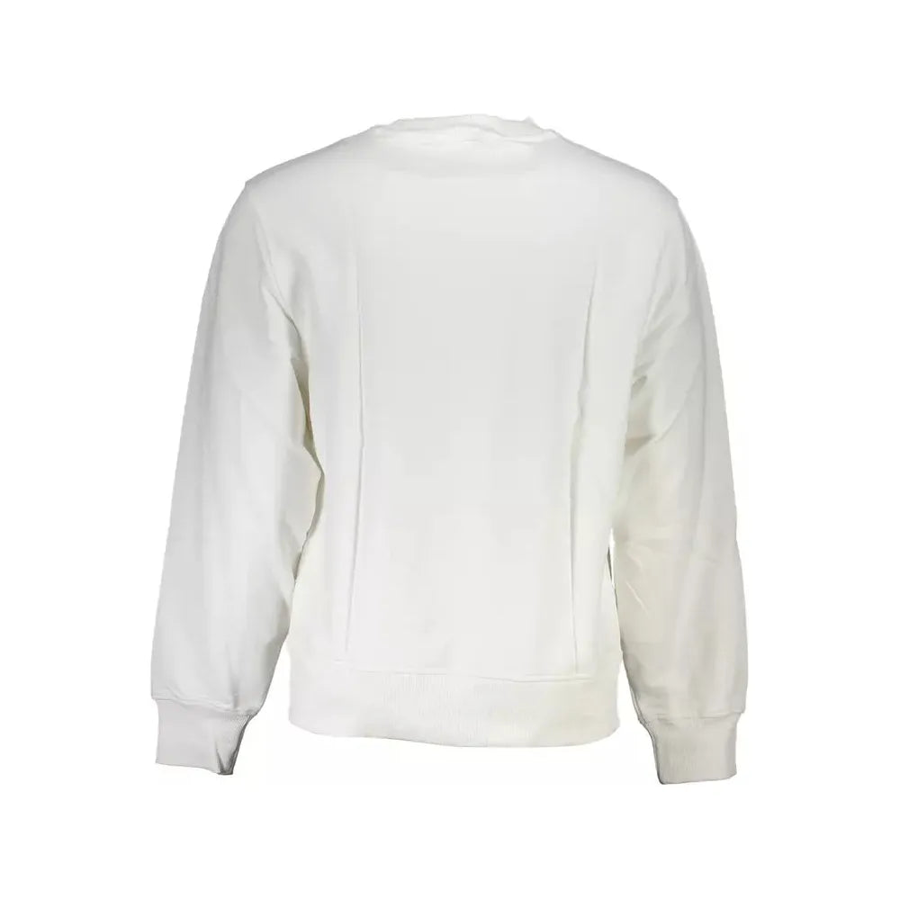 Calvin Klein White Cotton Men Sweater