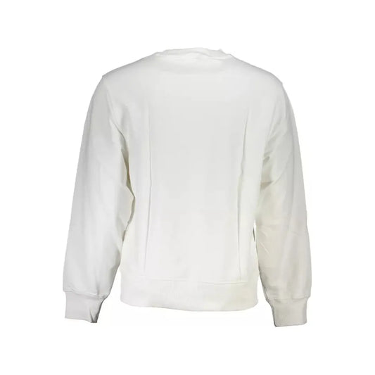 Calvin Klein White Cotton Men Sweater Calvin Klein