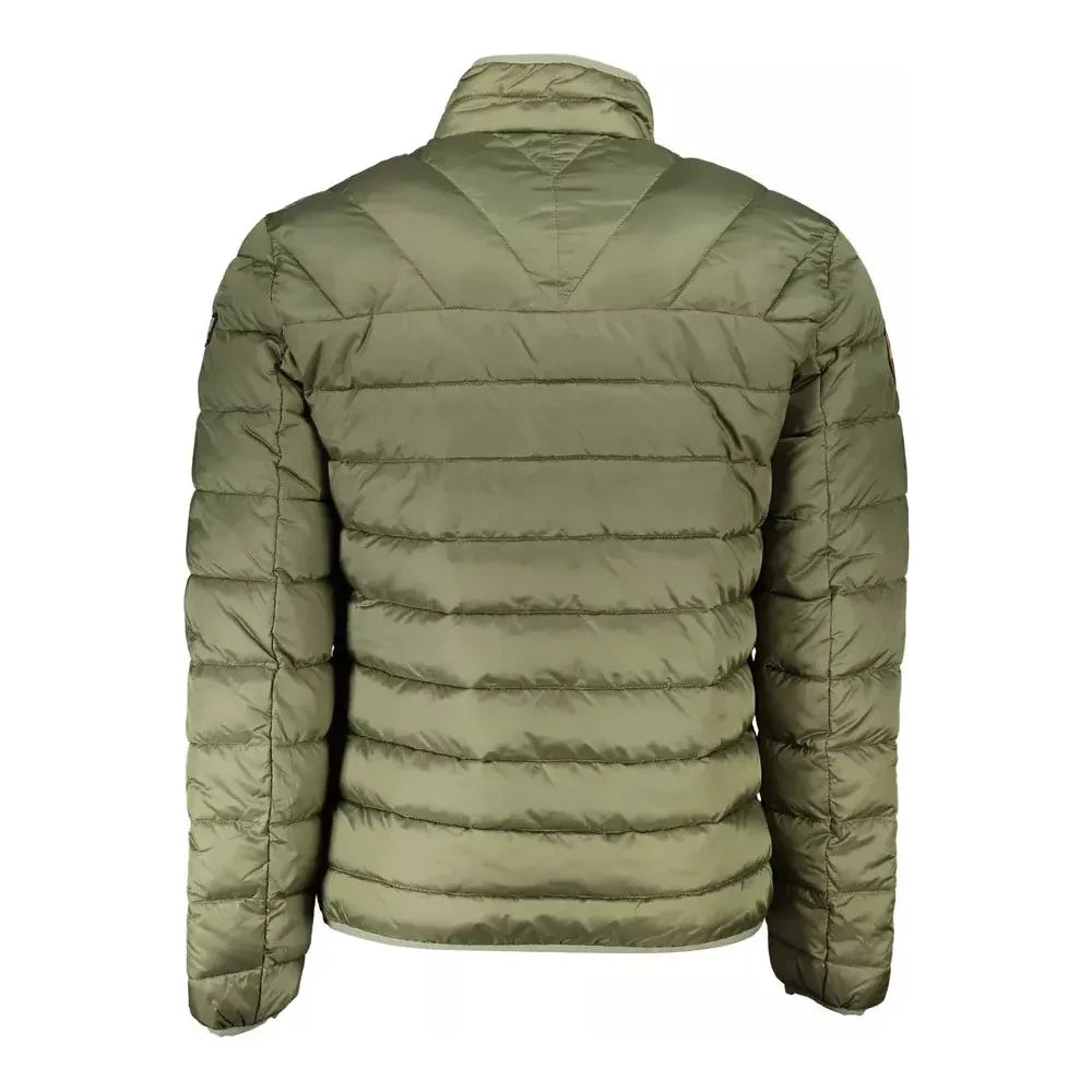 Napapijri Green Polyamide Men Jacket Napapijri