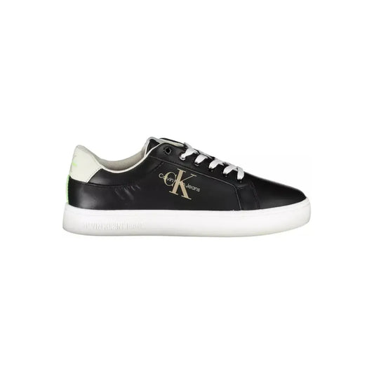 Calvin Klein Black Polyester Men Sneaker Calvin Klein