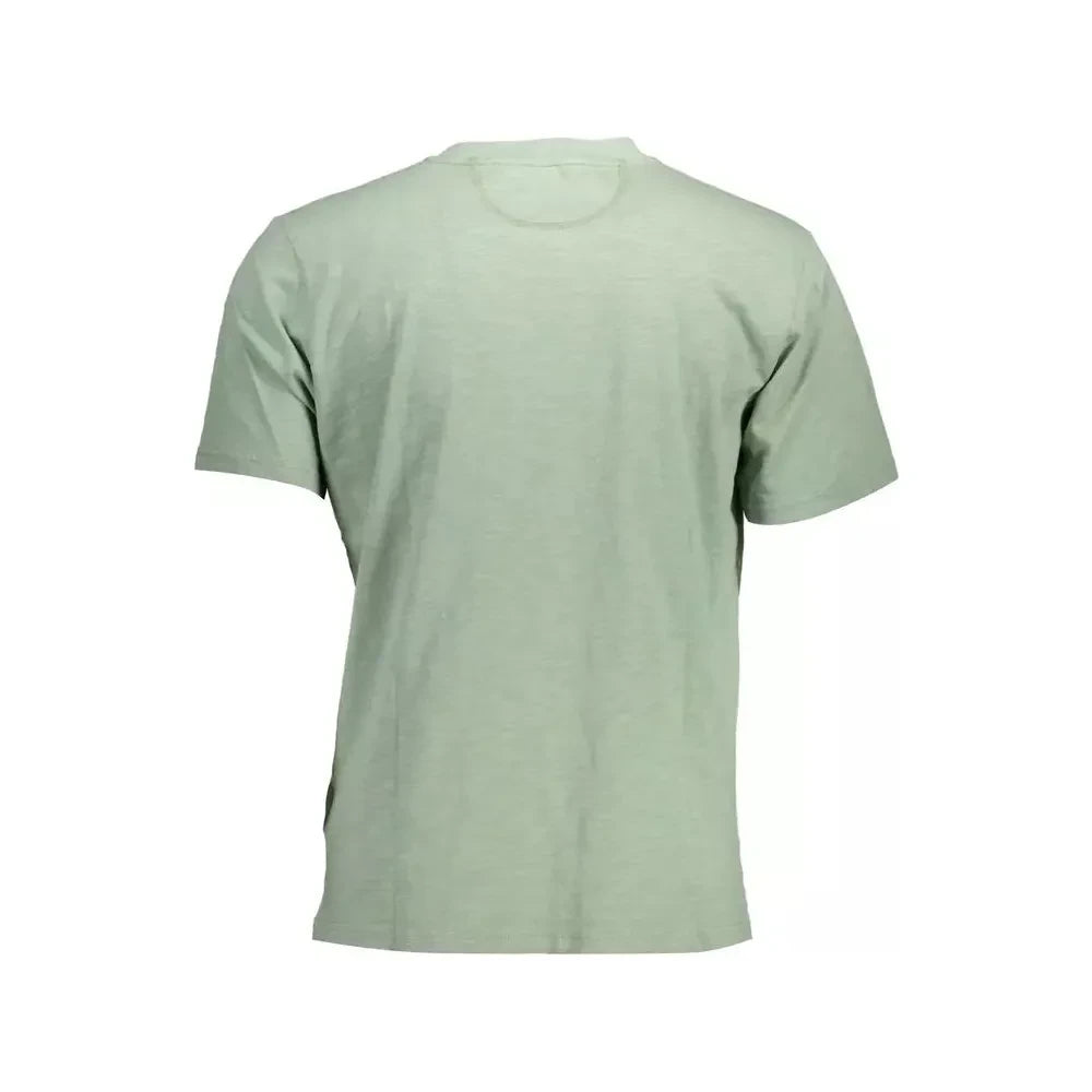 La Martina Green Cotton Men T-Shirt