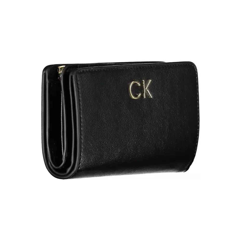 Calvin Klein Black Polyethylene Women Wallet Calvin Klein