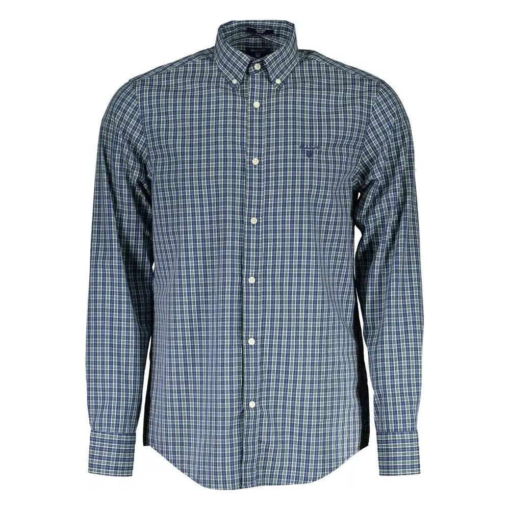 Gant Green Cotton Men Shirt Gant