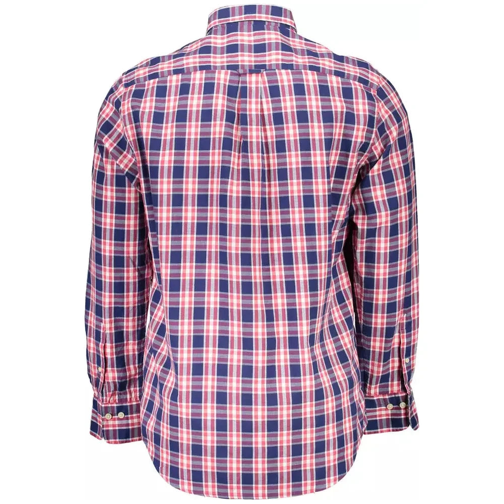 Gant Blue Cotton Men Shirt Gant