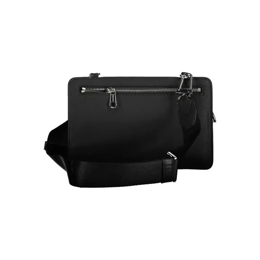 Calvin Klein Black Polyester Men Shoulder Bag Calvin Klein