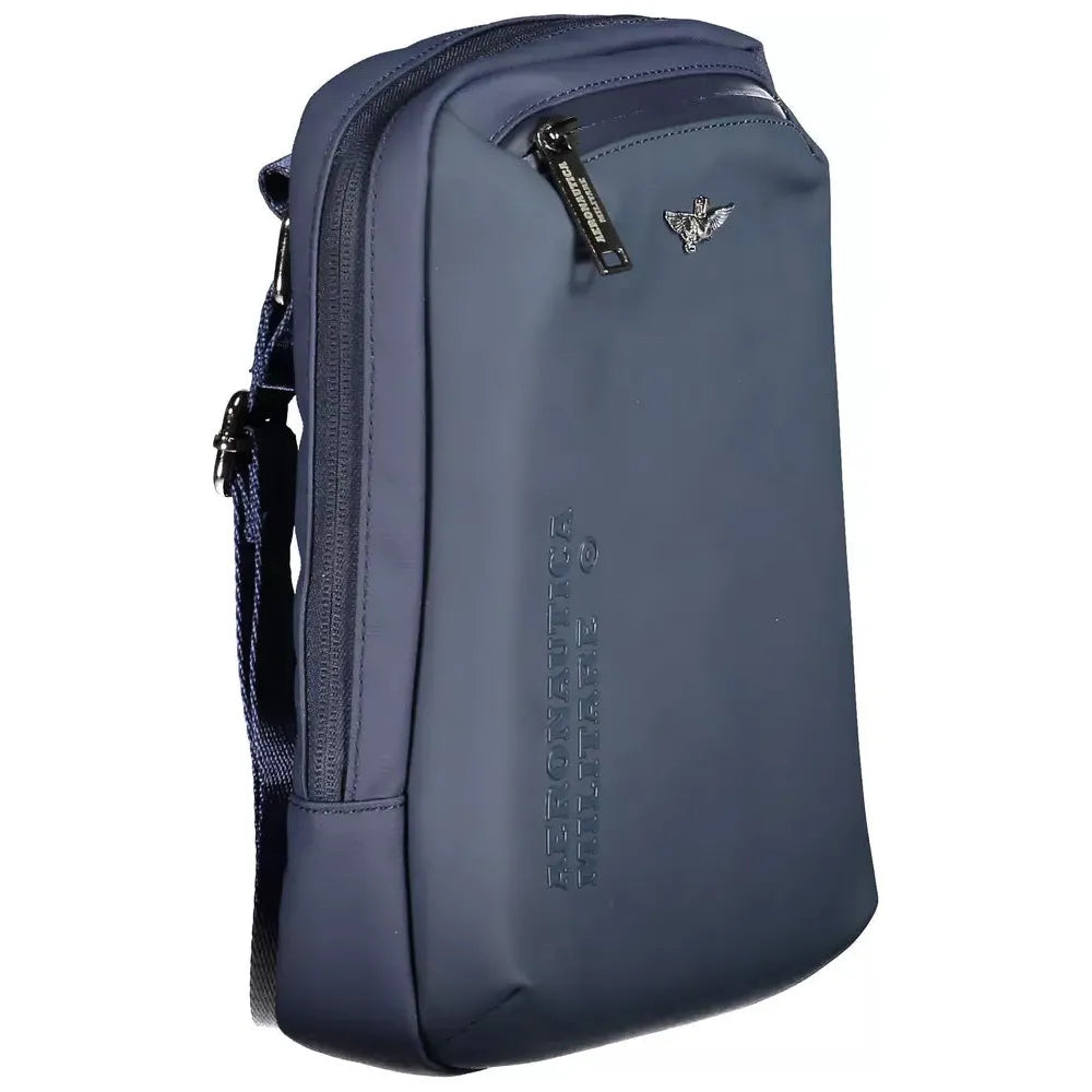 Front view with bag zipped and handles upright.