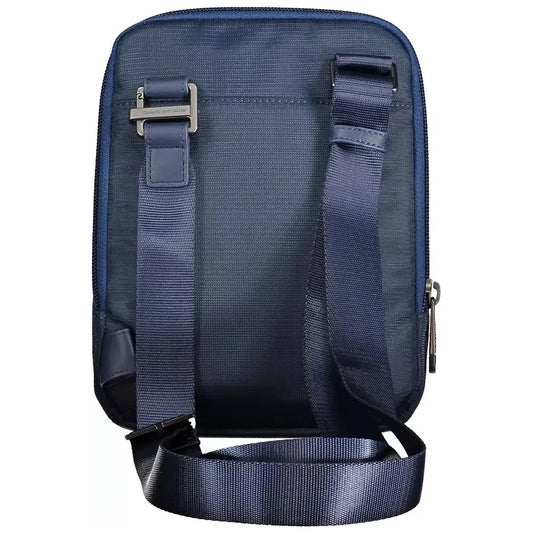 Piquadro Blue Recycled Men Shoulder Bag Piquadro