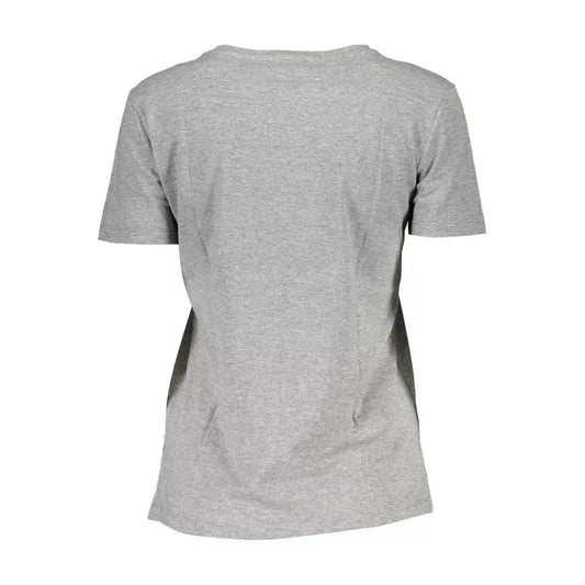 Guess Jeans Gray Cotton Women T-Shirt Guess Jeans