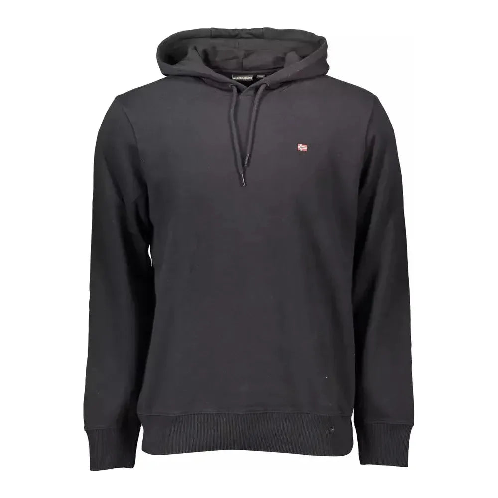 Napapijri Black Cotton Men Sweater Napapijri