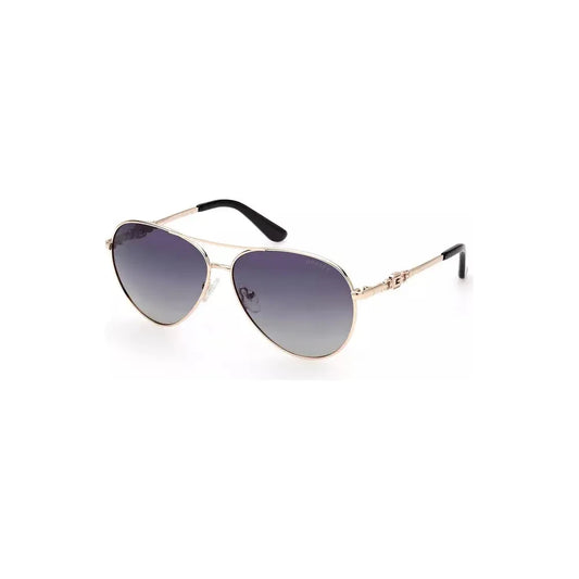 Guess Jeans Gold Metal Women Sunglass Guess Jeans