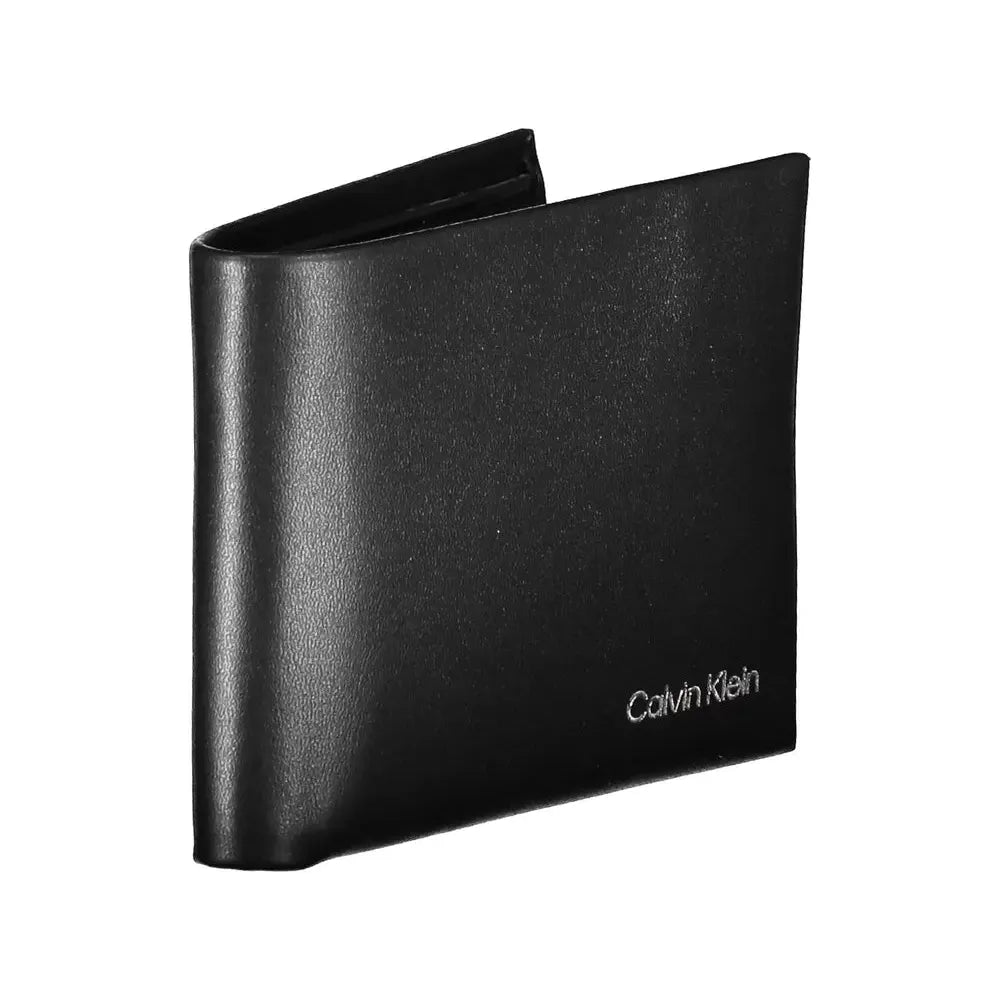 Calvin Klein Black Polyester Men Wallet Calvin Klein