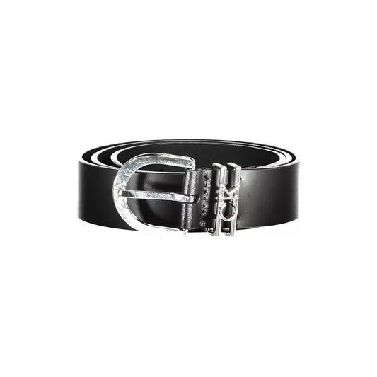 Calvin Klein Black Leather Women Belt Calvin Klein