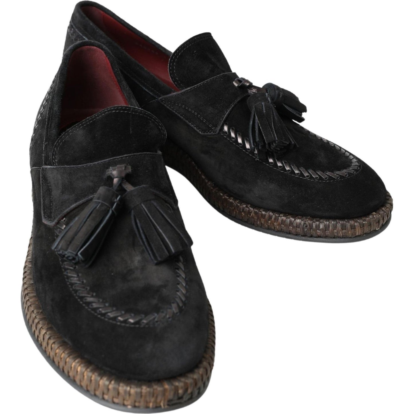 Dolce & Gabbana Elegant Black Suede Espadrilles Sneakers Dolce & Gabbana