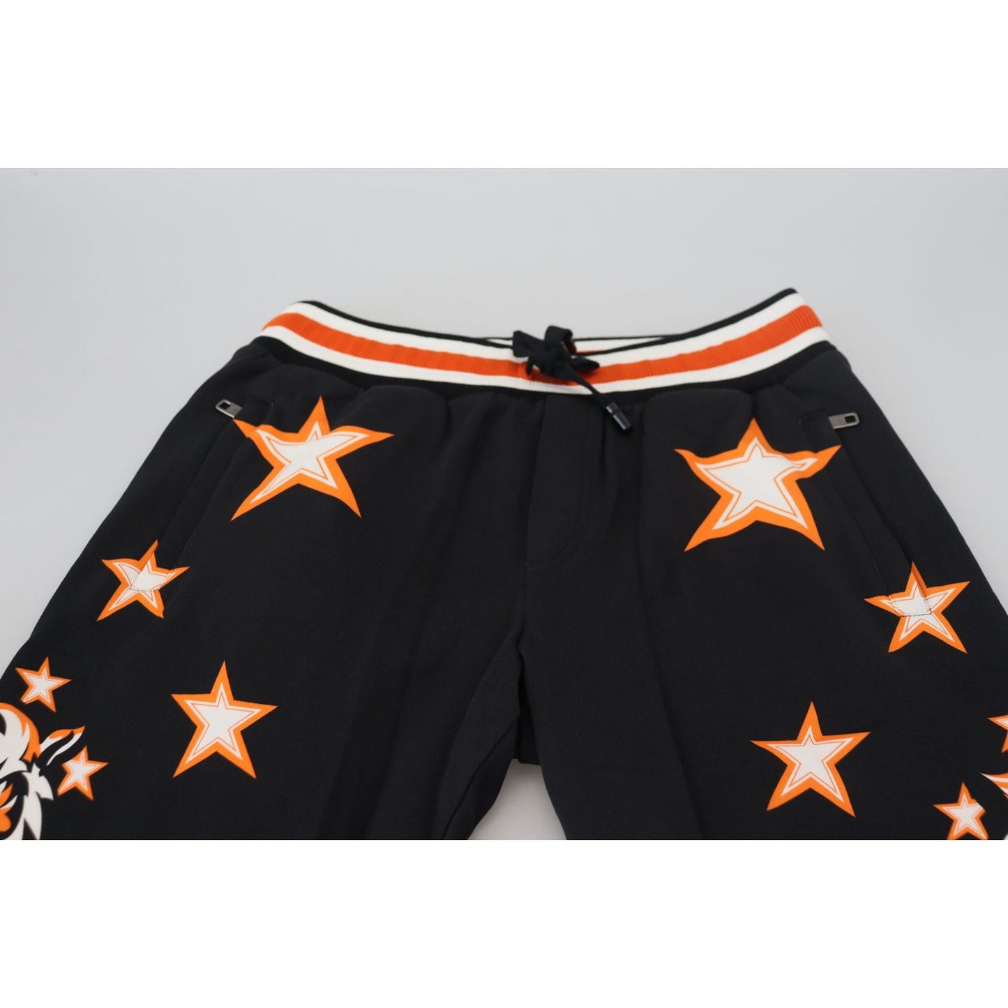 Dolce & Gabbana Elegant Black Star Casual Sweatpants Dolce & Gabbana