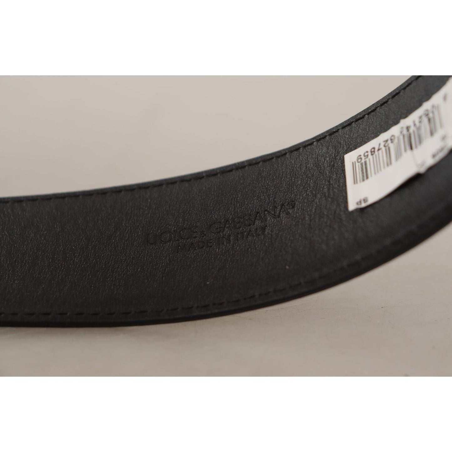 Dolce & Gabbana Elegant Black Leather Belt Dolce & Gabbana