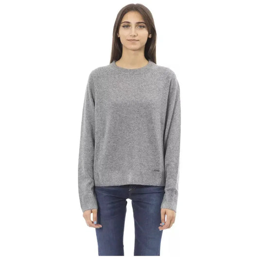 Baldinini Trend "Gray Wool Women's Sweater" Baldinini Trend