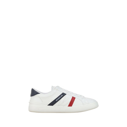 Moncler White Monaco M Low Top Sneakers Moncler