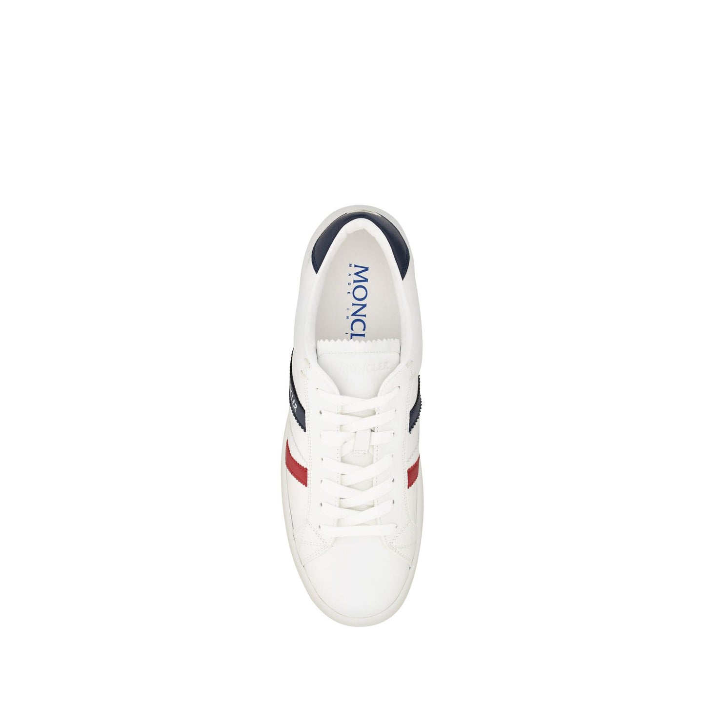 Moncler White Monaco M Low Top Sneakers Moncler