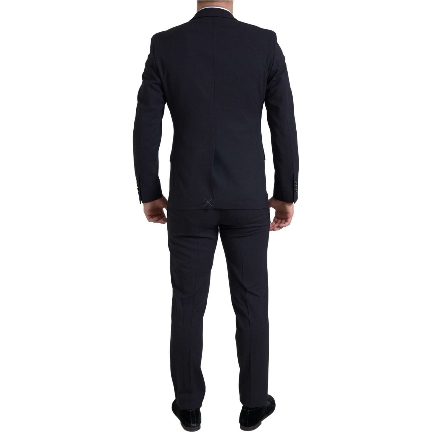 Dolce & Gabbana Sleek Dark Blue Martini Slim Fit Suit Dolce & Gabbana