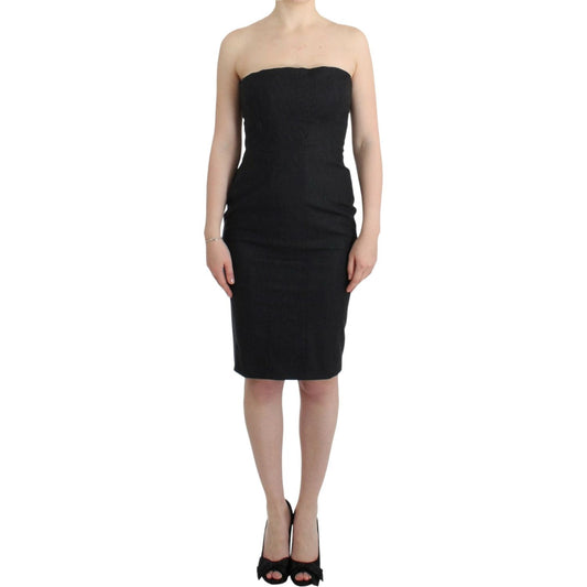 Cavalli Gray strapless dress Cavalli