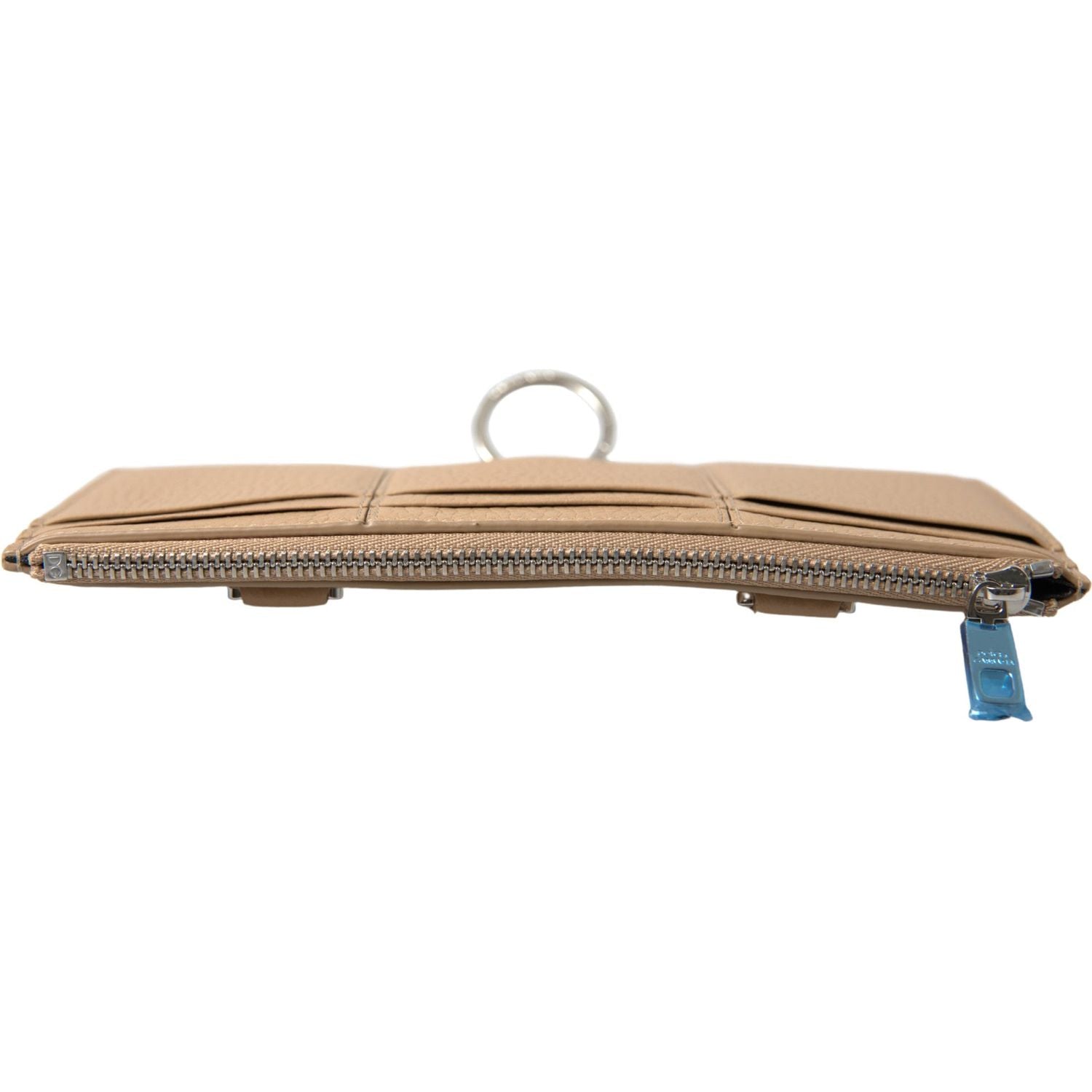 محفظة دولتشي آند غابانا الجلدية الأنيقة باللون البيج مع حزام قابل للفصل