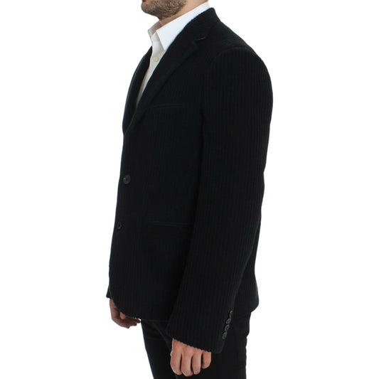 Dolce & Gabbana Elegant Black Martini Blazer Jacket Dolce & Gabbana