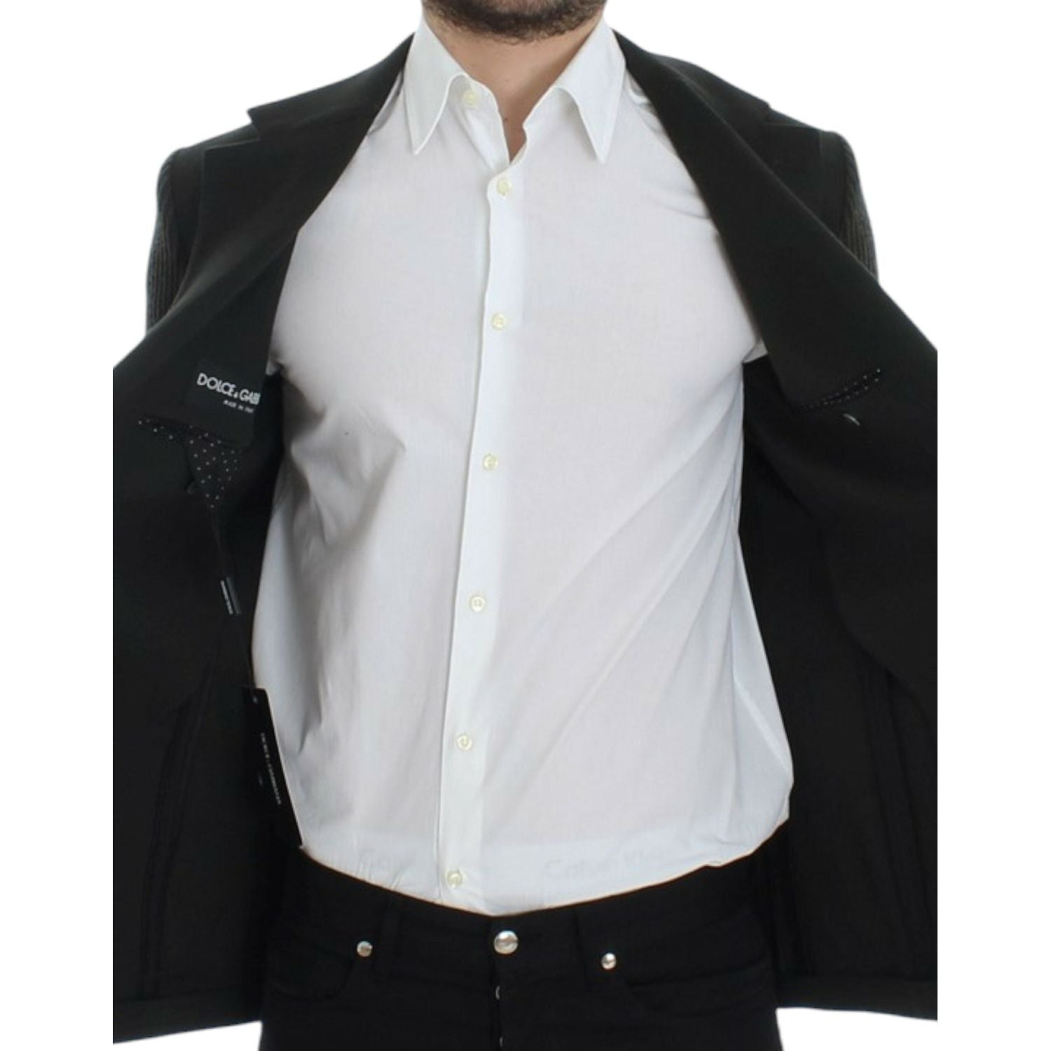 Dolce & Gabbana Green cashmere two button blazer