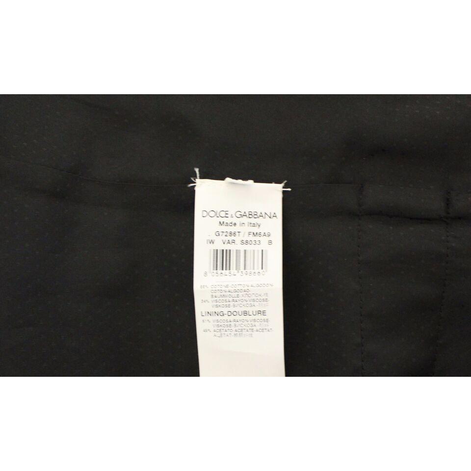 سترة أنيقة من مزيج القطن باللون البني من دولتشي آند غابانا