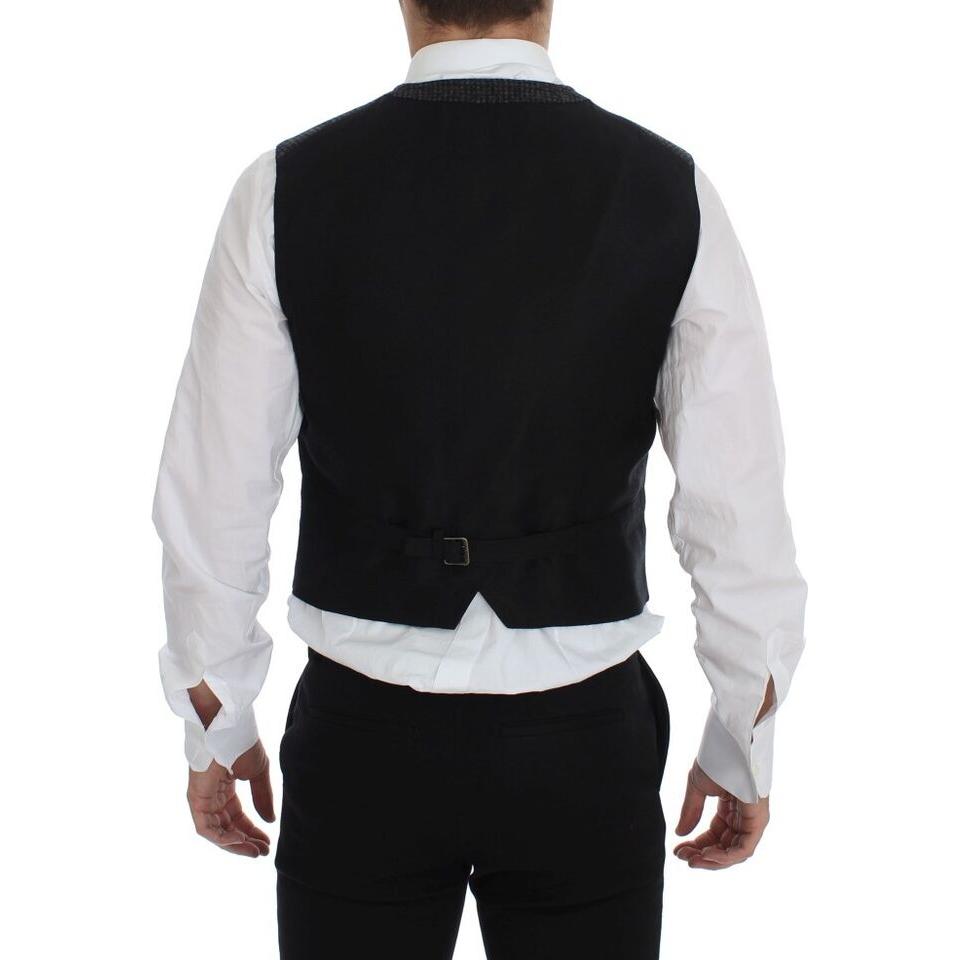 سترة أنيقة من مزيج الصوف باللون الرمادي من دولتشي آند غابانا