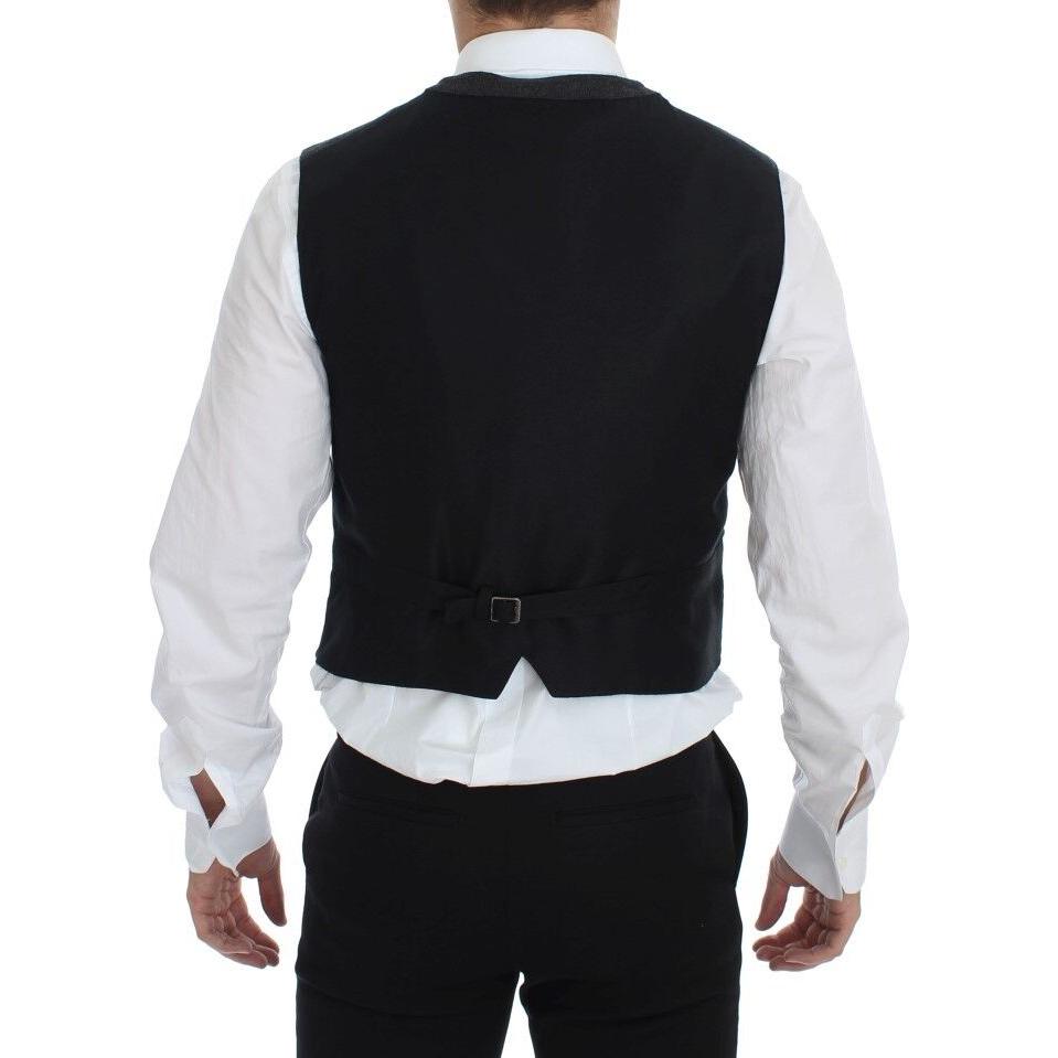 سترة أنيقة من مزيج الصوف باللون الرمادي من دولتشي آند غابانا