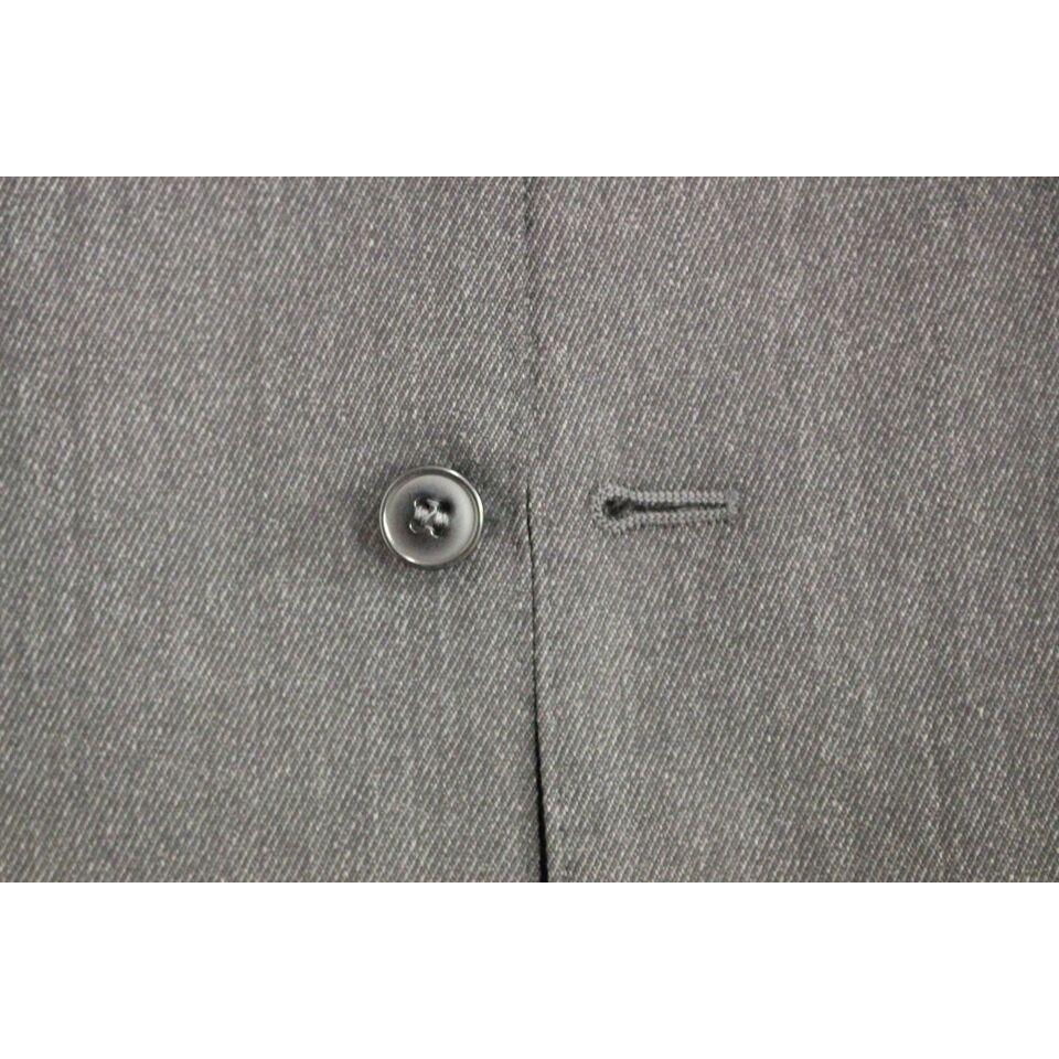 Dolce & Gabbana Elegant Gray Wool Formal Vest Dolce & Gabbana