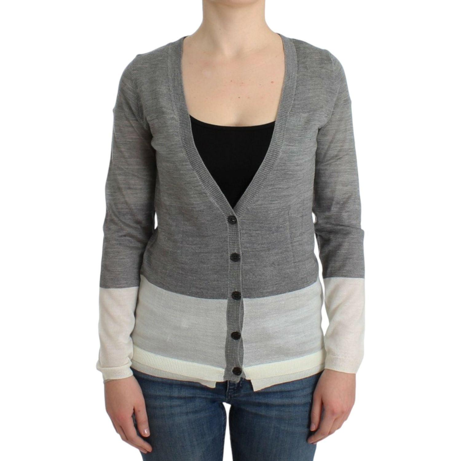 سترة كارديجان خفيفة الوزن باللون الرمادي من كوستيوم ناشيونال شيك