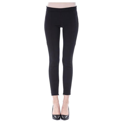 BYBLOS Black Polyester Women's Skinny Pant BYBLOS