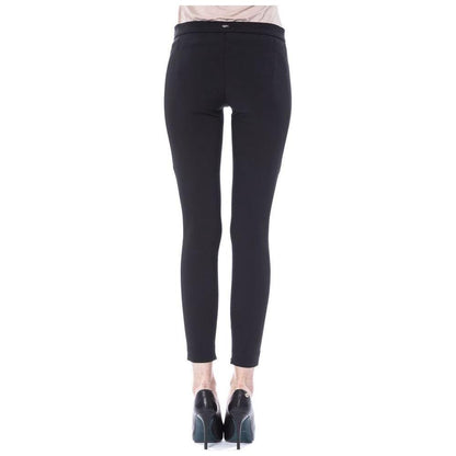 BYBLOS Black Polyester Women's Skinny Pant BYBLOS