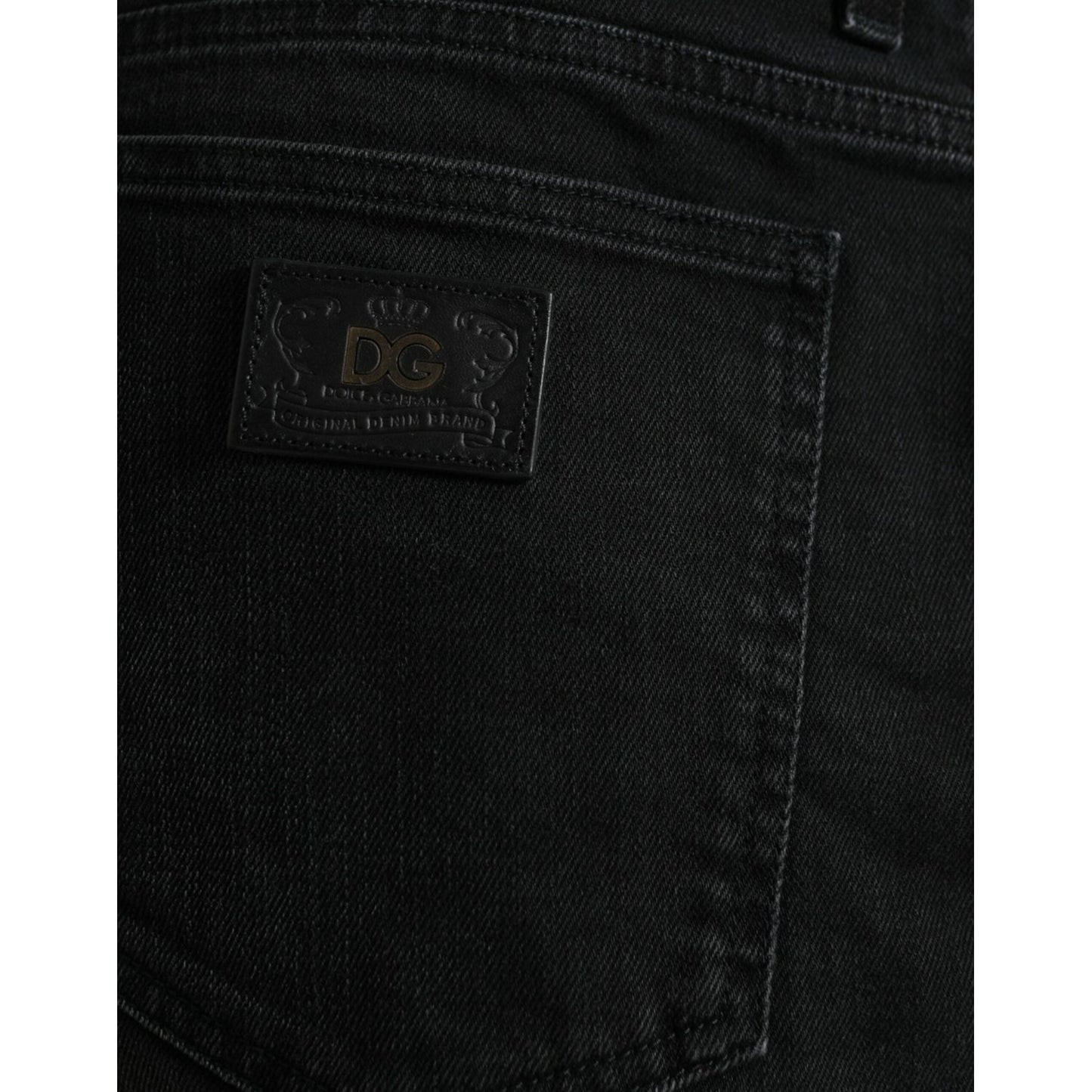 Dolce & Gabbana Chic Black Bermuda Denim Shorts Dolce & Gabbana