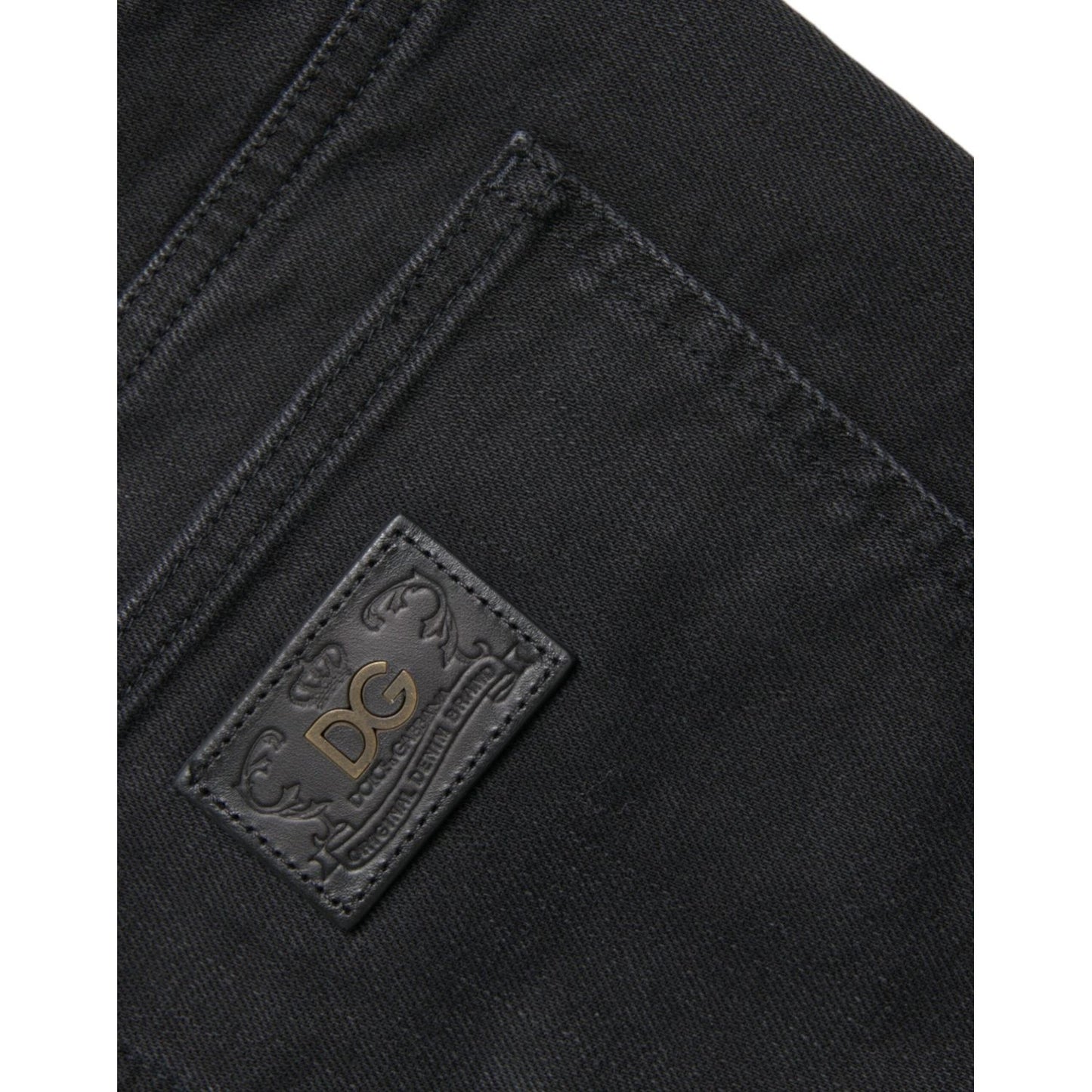 Dolce & Gabbana Chic Black Bermuda Denim Shorts Dolce & Gabbana