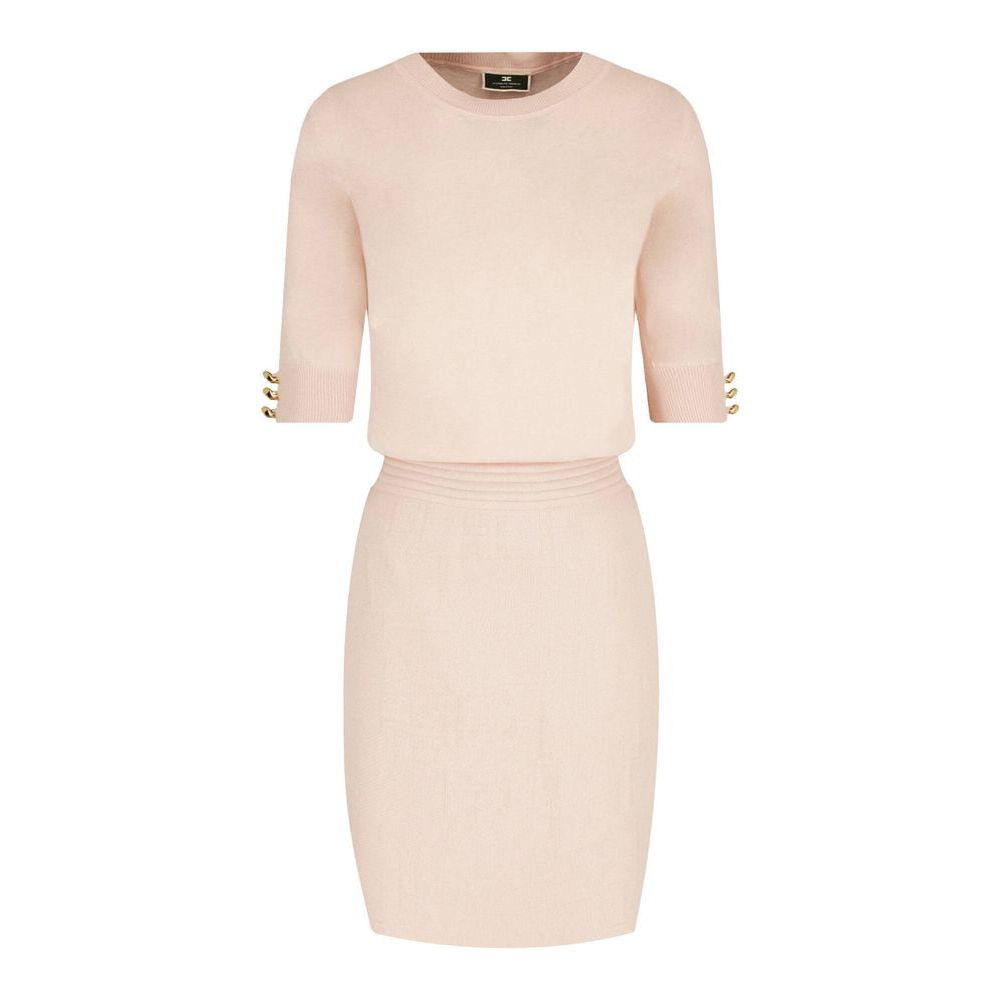 Elisabetta Franchi "Pink Viscose Women Dress" Elisabetta Franchi