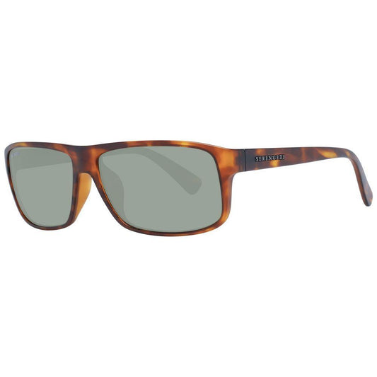 Serengeti Brown Plastic Sunglasses
