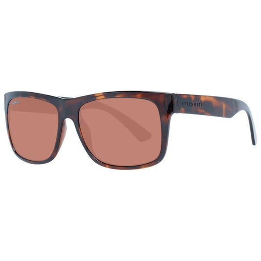 Serengeti Brown Plastic Sunglasses