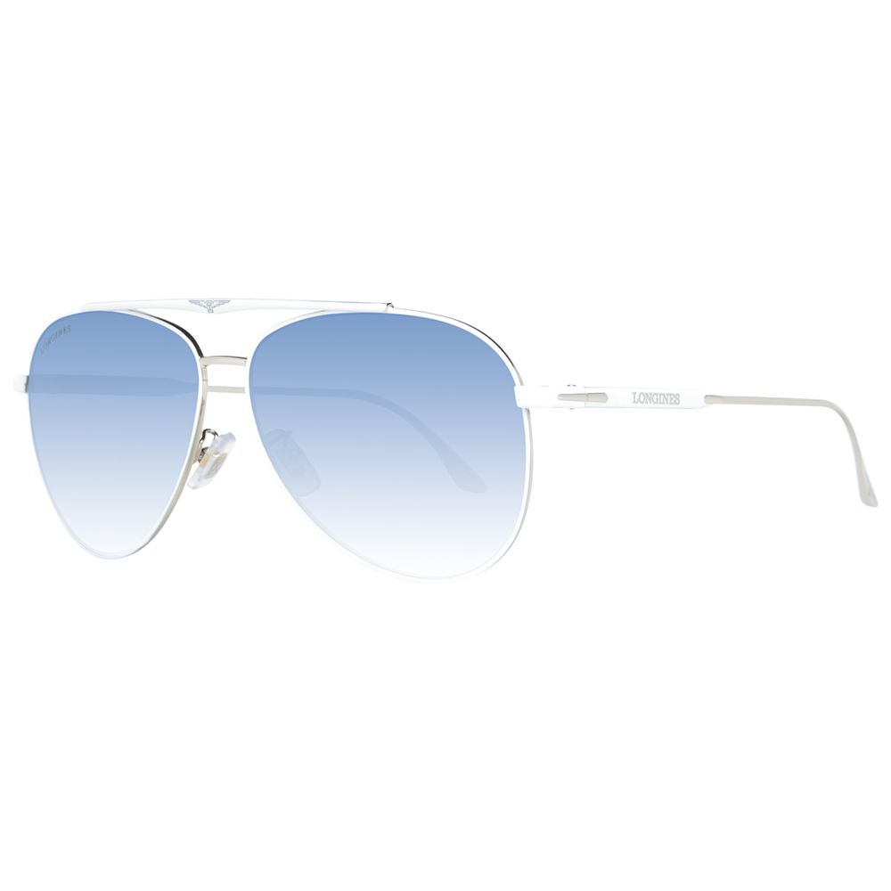 Longines White Metal Sunglasses Longines