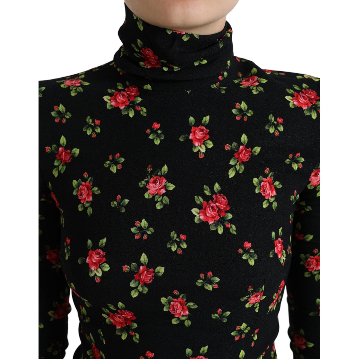 Dolce & Gabbana Elegant Floral Silk Blend Top Dolce & Gabbana