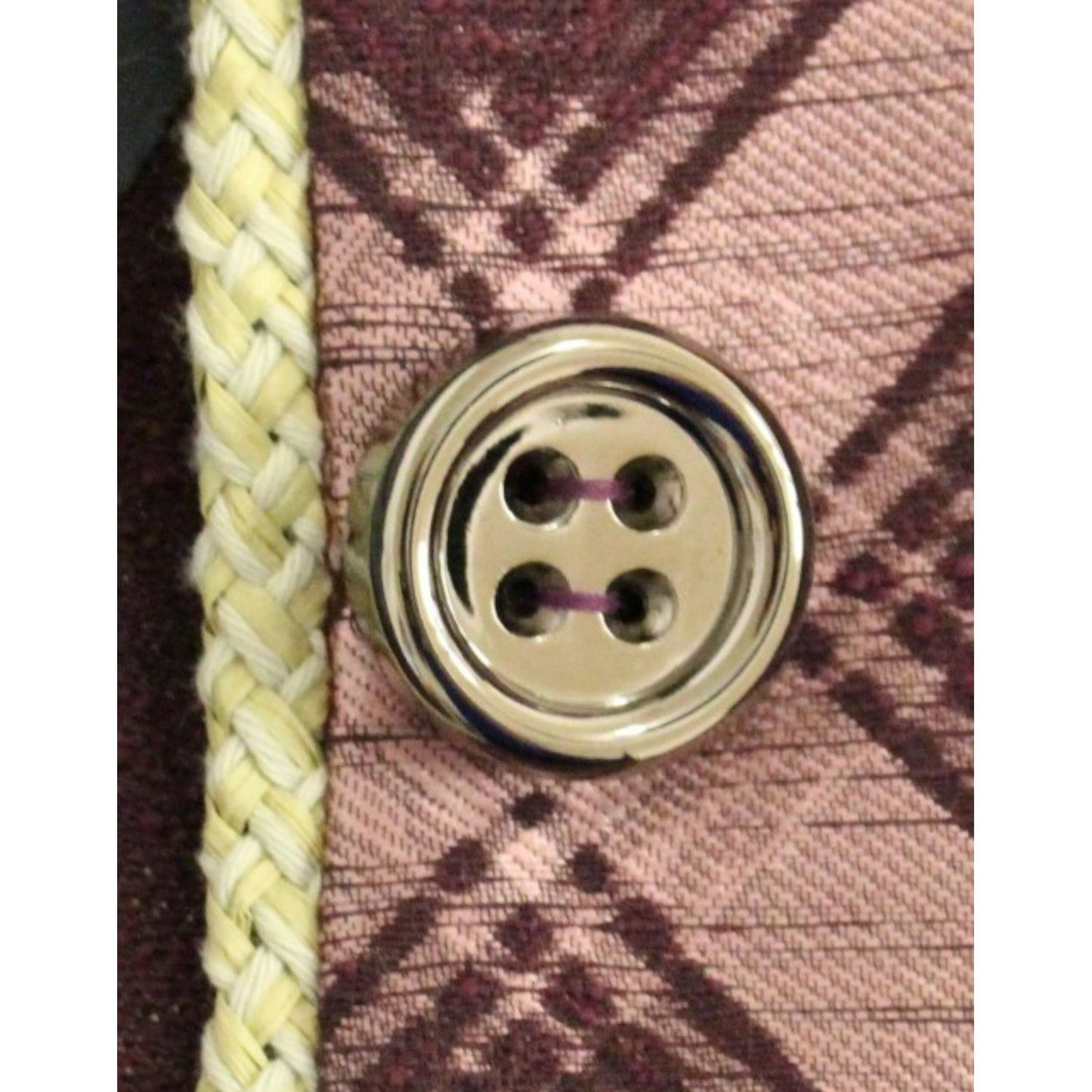 House of Holland Purple checkered blazer jacket